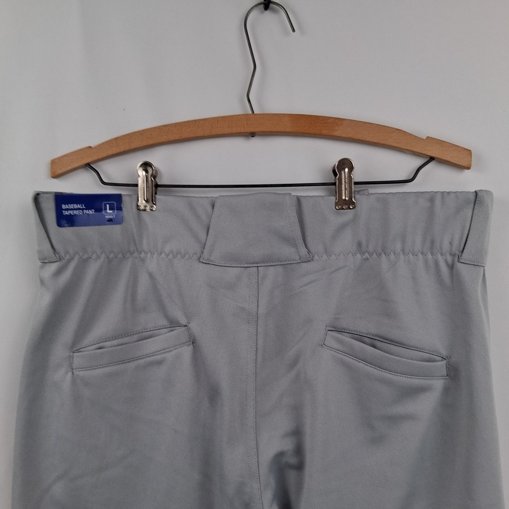 Baseball Tapered Pants Grey Adult Large DBB-SB100A-S01 Mens New - Picture 5 of 13